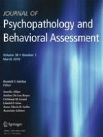 Journal of Psychopathology and Behavioral Assessment 1/2016