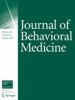 Journal of Behavioral Medicine 4/2007