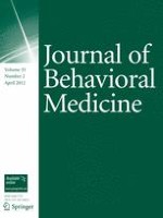 Journal of Behavioral Medicine 2/2012