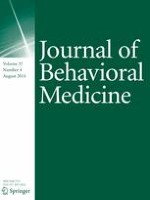 Journal of Behavioral Medicine 4/2014