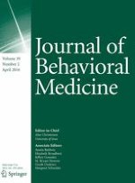 Journal of Behavioral Medicine 2/2016