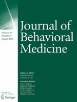 Journal of Behavioral Medicine 4/2016