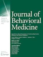 Journal of Behavioral Medicine 1-2/2023