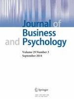 Journal of Business and Psychology 3/2014