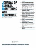 Journal of Clinical Monitoring and Computing 2/2006