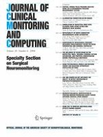 Journal of Clinical Monitoring and Computing 6/2006