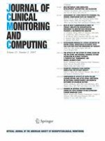 Journal of Clinical Monitoring and Computing 2/2007