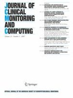 Journal of Clinical Monitoring and Computing 3/2007