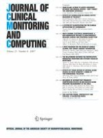 Journal of Clinical Monitoring and Computing 6/2007