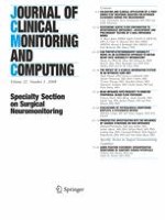 Journal of Clinical Monitoring and Computing 1/2008