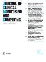 Journal of Clinical Monitoring and Computing 1/2009