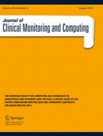Journal of Clinical Monitoring and Computing 4/2012