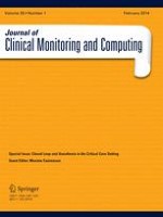 Journal of Clinical Monitoring and Computing 1/2014