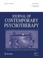 Journal of Contemporary Psychotherapy 4/2007