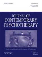 Journal of Contemporary Psychotherapy 4/2009