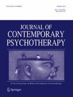 Journal of Contemporary Psychotherapy 1/2016