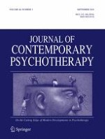 Journal of Contemporary Psychotherapy 3/2016