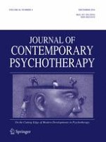 Journal of Contemporary Psychotherapy 4/2016