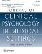 Journal of Clinical Psychology in Medical Settings 2/2018