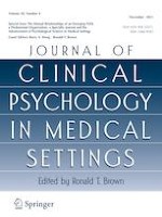 Journal of Clinical Psychology in Medical Settings 4/2021