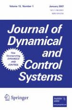 Journal of Dynamical and Control Systems 1/2007