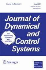 Journal of Dynamical and Control Systems 3/2007