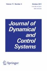 Journal of Dynamical and Control Systems 4/2011