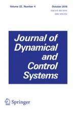 Journal of Dynamical and Control Systems 4/2016