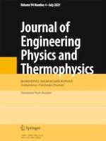 Journal of Engineering Physics and Thermophysics 4/2021