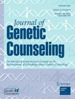 Journal of Genetic Counseling 1/2001