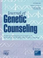 Journal of Genetic Counseling 5/2006