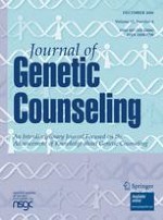 Journal of Genetic Counseling 6/2006