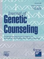 Journal of Genetic Counseling 4/2007