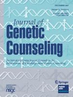 Journal of Genetic Counseling 6/2007