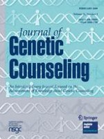 Journal of Genetic Counseling 1/2009