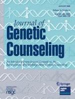 Journal of Genetic Counseling 4/2009