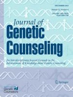 Journal of Genetic Counseling 6/2013