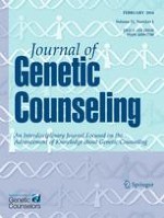 Journal of Genetic Counseling 1/2014
