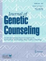 Journal of Genetic Counseling 1/2015