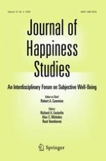 Journal of Happiness Studies 5/2009