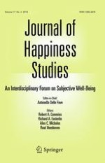 Journal of Happiness Studies 4/2016