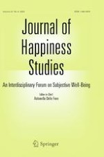 Journal of Happiness Studies 6/2022