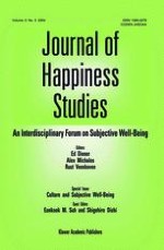 Journal of Happiness Studies 3/2004