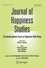 Journal of Happiness Studies 3/2007
