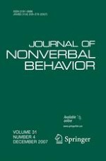 Journal of Nonverbal Behavior 4/2007