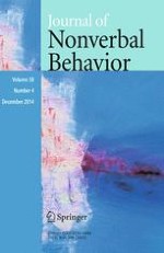 Journal of Nonverbal Behavior 4/2014