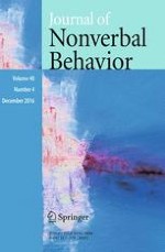 Journal of Nonverbal Behavior 4/2016