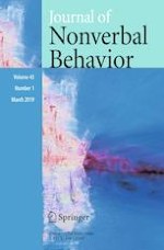 Journal of Nonverbal Behavior 1/2019