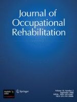 Journal of Occupational Rehabilitation 3/2008