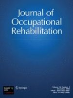 Journal of Occupational Rehabilitation 4/2008